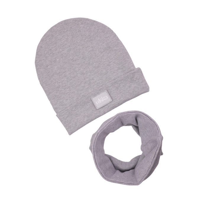 CZAPKA Z KOMINEM GREY LINE