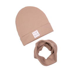 CZAPKA Z KOMINEM BEIGE LINE