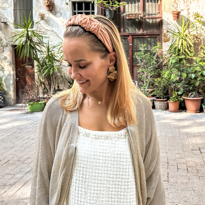 RIPPLE HEADBAND APRICOT