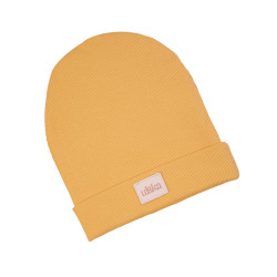 BEANIE MUSTARD LINE
