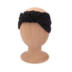 KNOT HEADBAND BLACK 4-8 Y