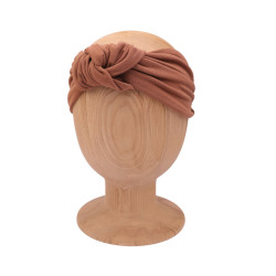 KNOT HEADBAND CARAMEL
