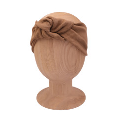 KNOT HEADBAND CAMEL LINE