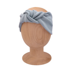 KNOT HEADBAND STONE BLUE LINE