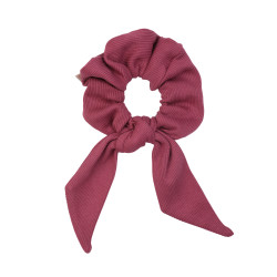 SCRUNCHIE WITH TAIL BERRY LINE