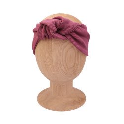KNOT HEADBAND BERRY LINE