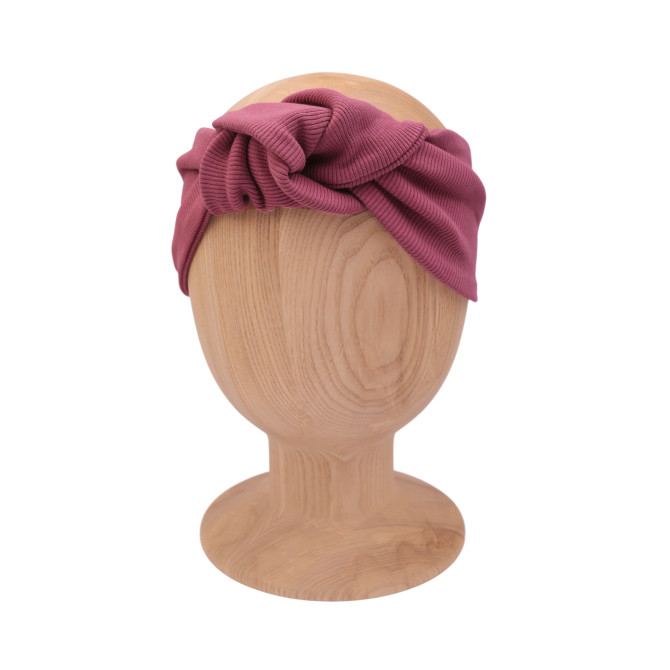 KNOT HEADBAND BERRY LINE