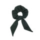 SCRUNCHIE WITH TAIL BOTTLE GREEN LINE