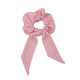 SCRUNCHIE WITH TAIL POWDER LINE