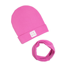 GIRL BEANIE WITH TUB POWDER LINE