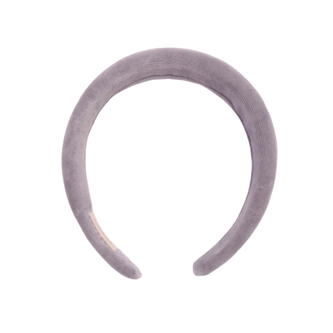 KAJKA HEADBAND VELVET GREY