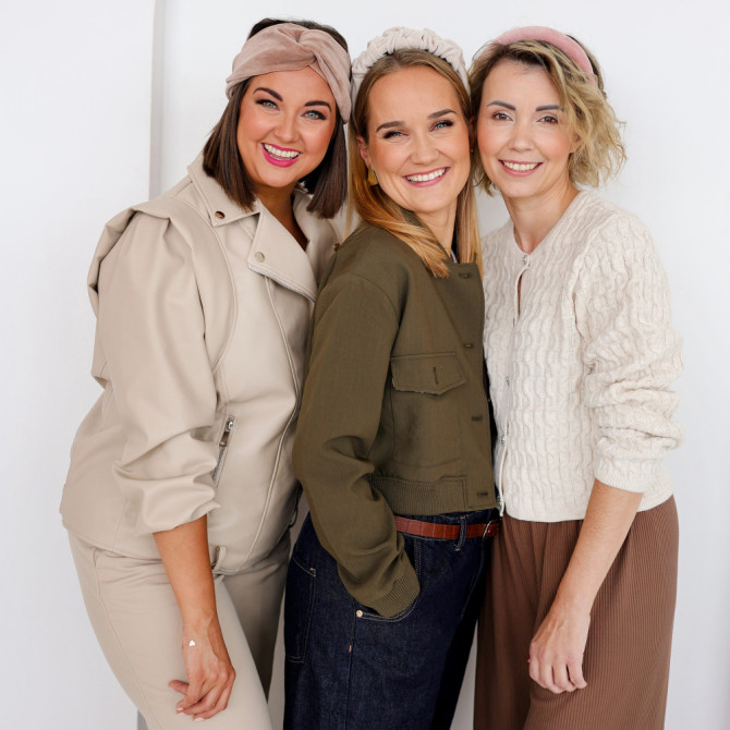 KAJKA HEADBAND VELVET POWDER