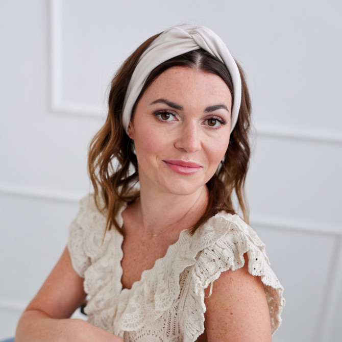 TWIST HEADBAND SAND