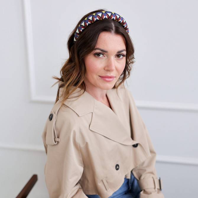 KAJKA HEADBAND KALEIDOSCOPE RETRO