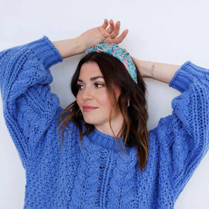 RIPPLE HEADBAND LUCY BLUE