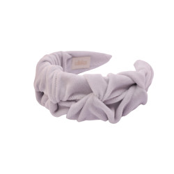 RIPPLE HEADBAND VELVET ASHY