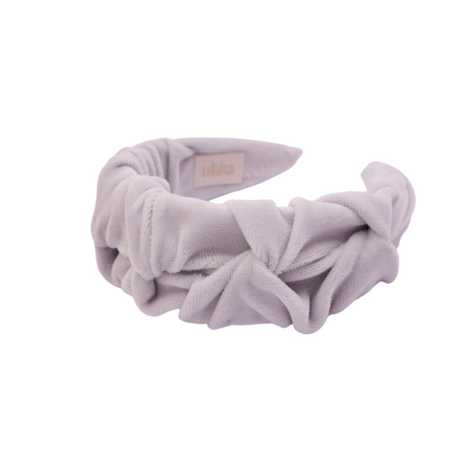 RIPPLE HEADBAND VELVET ASHY