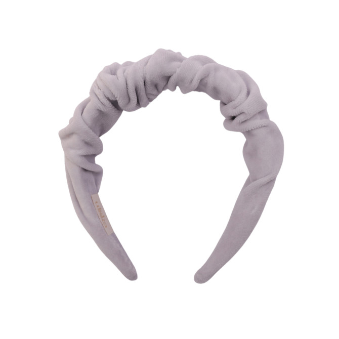 RIPPLE HEADBAND VELVET ASHY