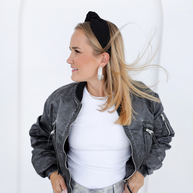 LOOP HEADBAND BLACK