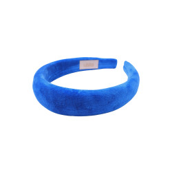 KAJKA HEADBAND VELVET ROYAL BLUE