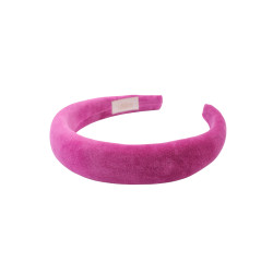 KAJKA HEADBAND VELVET FUCHSIA