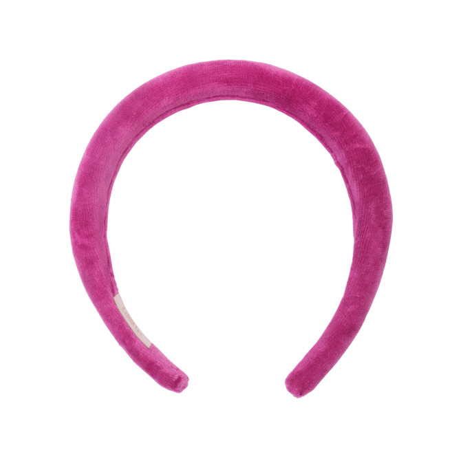KAJKA HEADBAND VELVET FUCHSIA