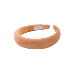 KAJKA HEADBAND VELVET OCHRA