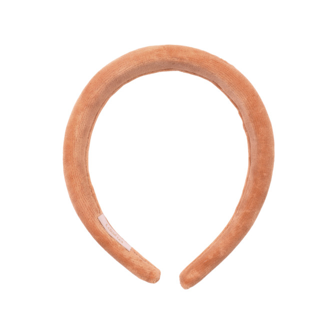 KAJKA HEADBAND VELVET OCHRA