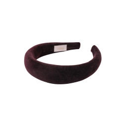 KAJKA HEADBAND VELVET CHOCOLATE