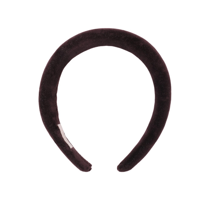 KAJKA HEADBAND VELVET CHOCOLATE
