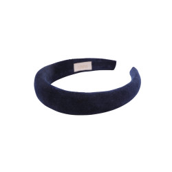 KAJKA HEADBAND VELVET NAVY