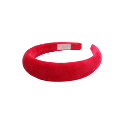 KAJKA HEADBAND VELVET RED