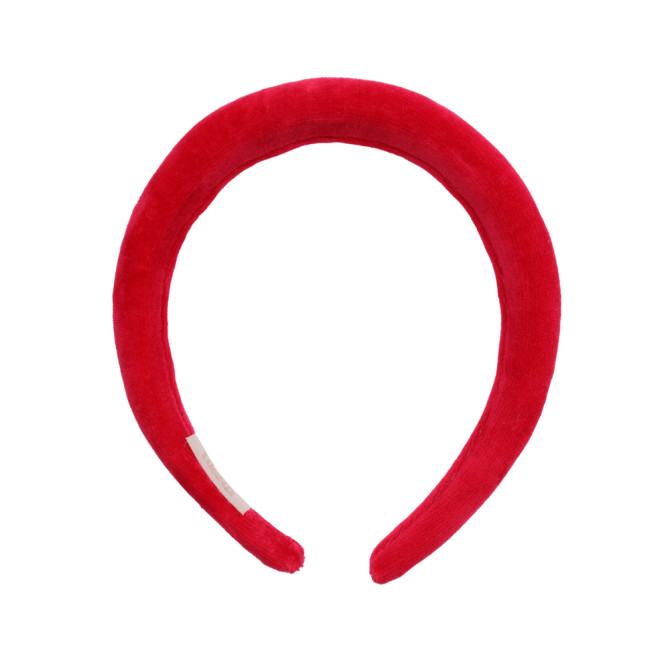 KAJKA HEADBAND VELVET RED