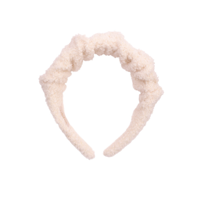 RIPPLE HEADBAND BUCLE CREAM