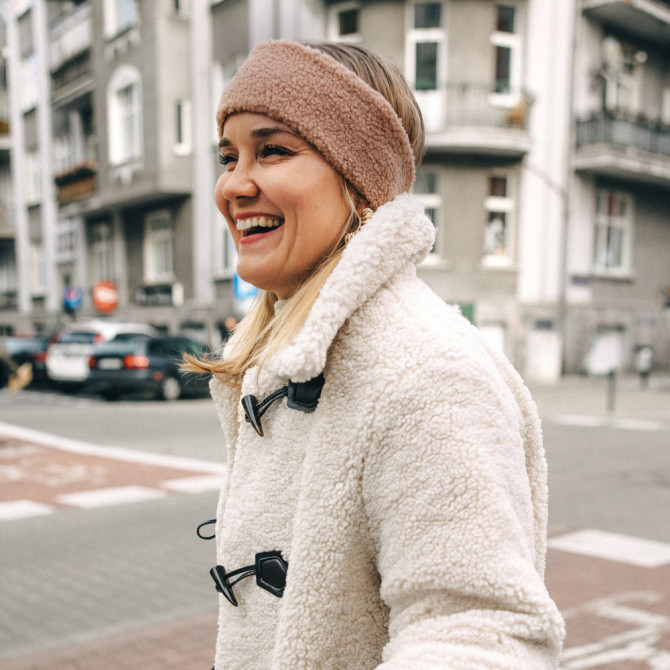 HEADBAND BUCLE BEIGE
