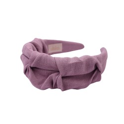 RIPPLE HEADBAND LILAC LINEN