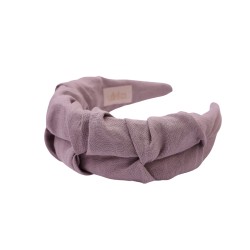 RIPPLE HEADBAND GREY LINEN