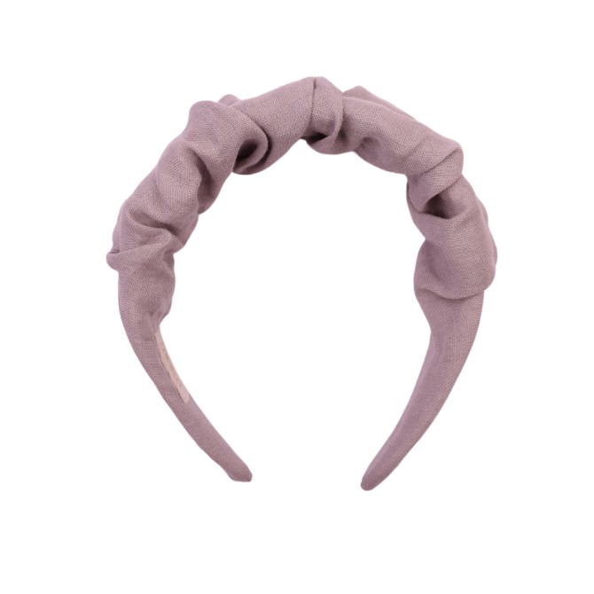 RIPPLE HEADBAND GREY LINEN