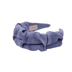 RIPPLE HEADBAND BLUE LINEN