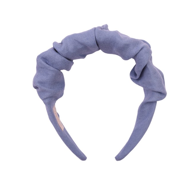 RIPPLE HEADBAND BLUE LINEN