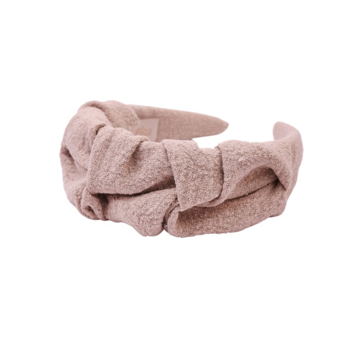 RIPPLE HEADBAND LINEN KRESZ NATURAL