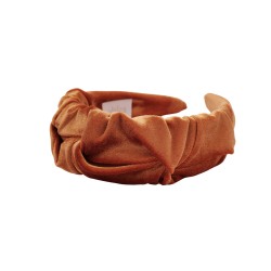 RIPPLE HEADBAND AKSAMIT MIEDZIANY