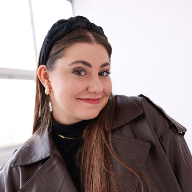 RIPPLE HEADBAND BLACK LINEN