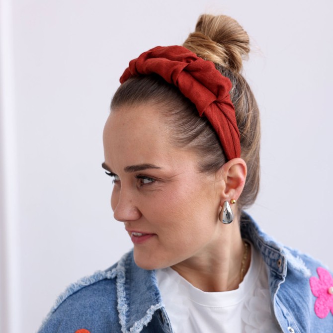 RIPPLE HEADBAND CEGLANA LINEN