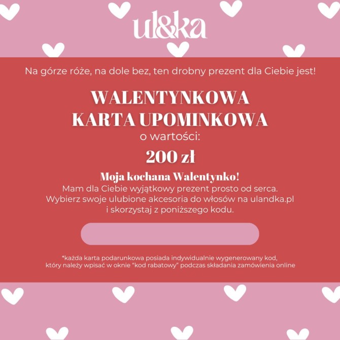 KARTA UPOMINKOWA
